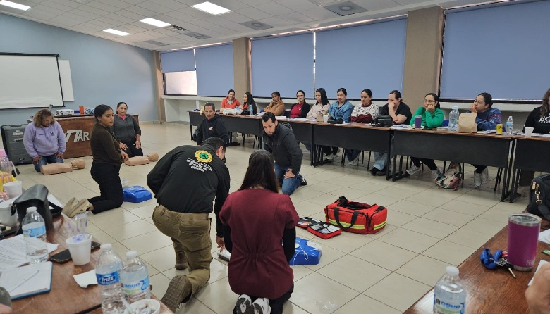 REALIZA PROTECCIÓN CIVIL ESTATAL JORNADA DE CAPACITACIÓN EN EMERGENCIAS