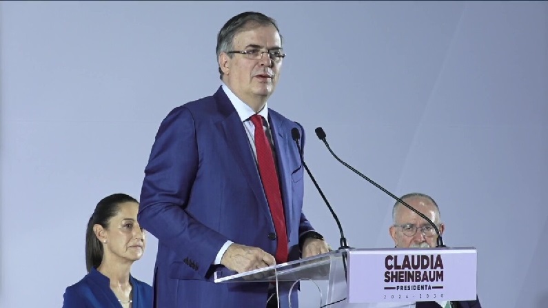 MARCELO EBRARD SERÁ EL SECRETARIO DE ECONOMÍA DE CLAUDIA SHEINBAUM.