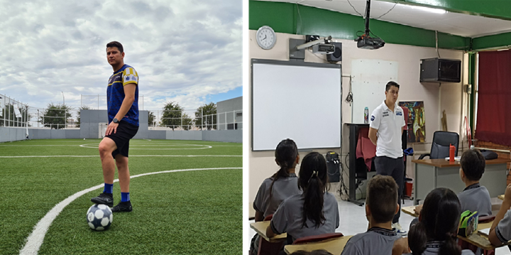 EXFUTBOLISTA DE SEGUNDA DIVISIÓN ORIENTA A JÓVENES DESDE LA POLICÍA CIBERNÉTICA