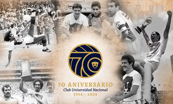 PUMAS DE LA UNAM CELEBRA SU 70 ANIVERSARIO