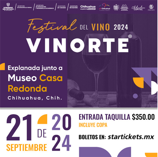  INVITA GOBIERNO MUNICIPAL A FESTIVAL VINORTE 2024