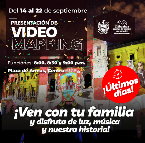 APROVECHA LOS ÚLTIMOS DÍAS DE LA PRESENTACIÓN DEL VIDEO MAPPING EN PLAZA DE ARMAS