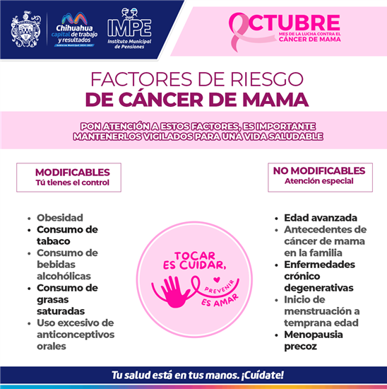 ENFERMEDADES CRÓNICO DEGENERATIVAS SON FACTOR DE RIESGO ANTE EL CÁNCER DE MAMA