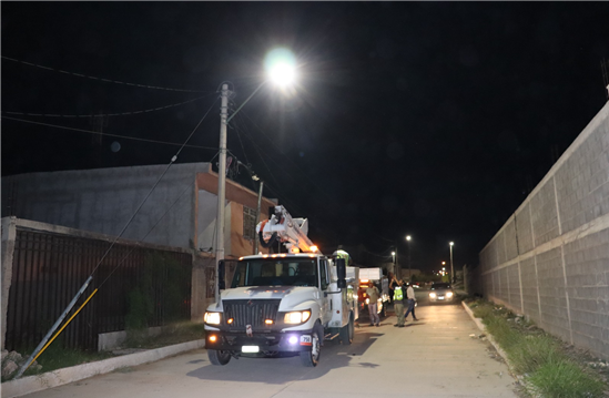 MODERNIZÓ MUNICIPIO 400 LUMINARIAS A LUZ LED DURANTE LOS PRIMEROS 15 DÍAS DE OCTUBRE