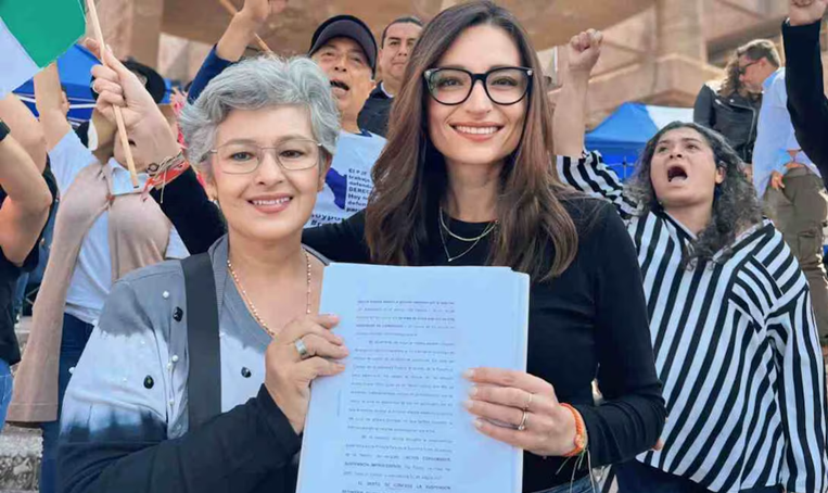 LA DIPUTADA DE MOVIMIENTO CIUDADANO, LAURA BALLESTEROS PRESUMIÓ QUE OBTUVO UNA SUSPENSIÓN DEFINITIVA CONTRA LA REFORMA JUDICIAL