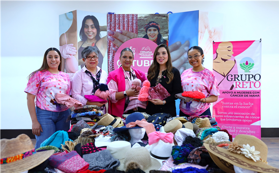 ENTREGA MUNICIPIO 158 ARTÍCULOS A GRUPO RETO EN APOYO A MUJERES CON CÁNCER DE MAMA