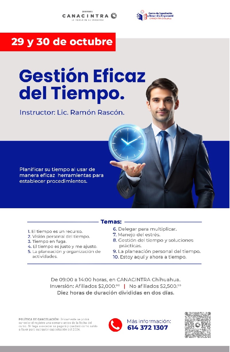 CURSO GESTIÓN EFICAZ DEL TIEMPO