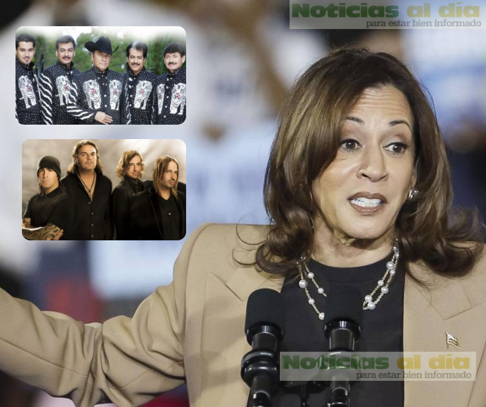 MANÁ Y LOS TIGRES DEL NORTE SE UNEN A LA CAMPAÑA DE KAMALA HARRIS