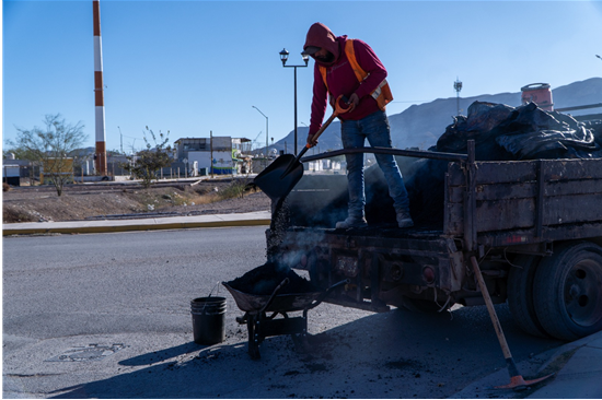 ATENDIÓ MUNICIPIO MÁS DE 650 BACHES ESTA SEMANA