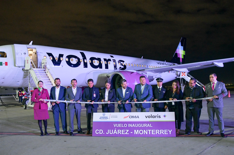 INICIA OPERACIONES VUELO DIRECTO MONTERREY-CIUDAD JUÁREZ