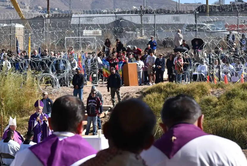 OFICIAN MISA BINACIONAL POR MIGRANTES MUERTOS EN LA FRONTERA NORTE