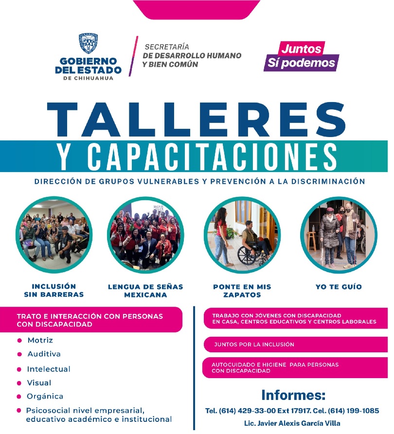 AMPLÍA GRUPOS VULNERABLES SU CATÁLOGO DE TALLERES DE SENSIBILIZACIÓN