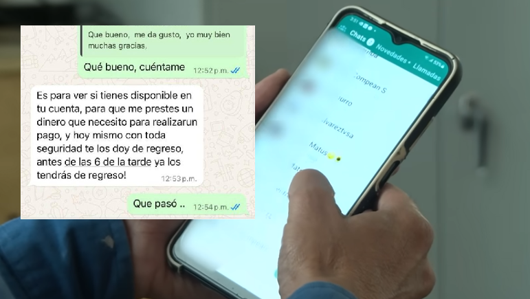 ¡CADA VEZ MÁS REALISTAS! ALERTAN POR ESTAFA EN WHATSAPP PARA PEDIR DINERO