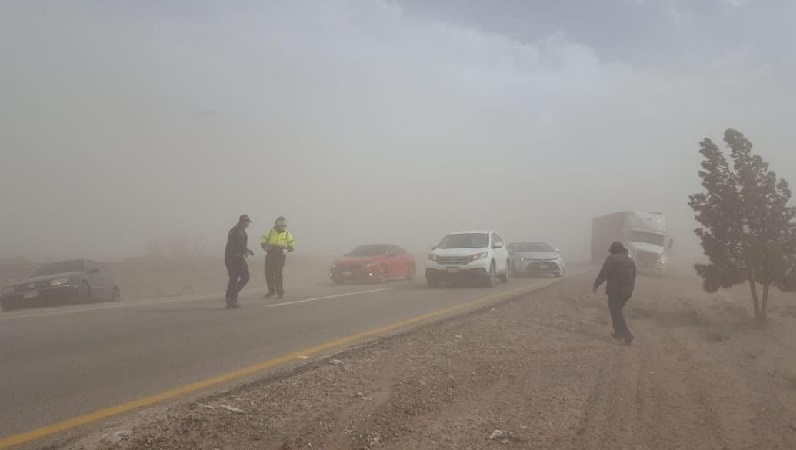 ADVIERTE CEPC RACHAS DE VIENTO Y TOLVANERAS POR INGRESO DEL FRENTE FRÍO NÚMERO 9