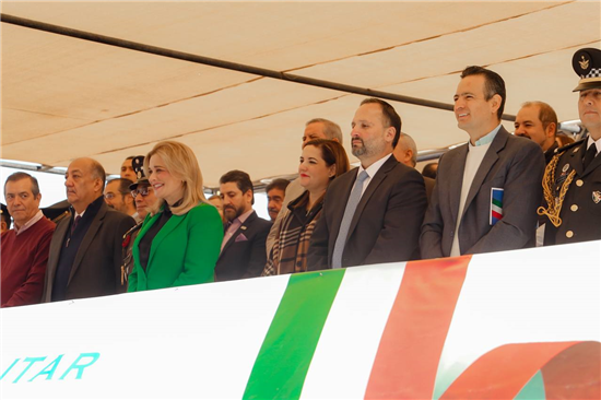 ASISTE ALCALDE BONILLA A DESFILE POR EL 114 ANIVERSARIO DE LA REVOLUCIÓN MEXICANA