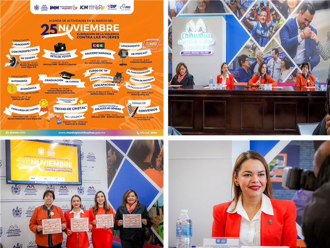 ANUNCIA MUNICIPIO ACTIVIDADES POR EL DÍA INTERNACIONAL DE LA ELIMINACIÓN DE LA VIOLENCIA CONTRA LAS MUJERES