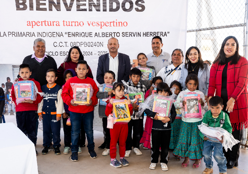 REFUERZAN ATENCIÓN EDUCATIVA PARA NIÑAS Y NIÑOS RARÁMURI CON APERTURA DE PRIMARIA INDÍGENA EN TURNO VESPERTINO