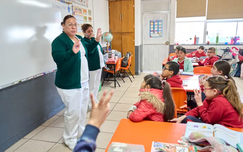 BENEFICIAN A ESTUDIANTES DE LA PRIMARIA FEDERAL ÁNGEL TRÍAS CON BRIGADA DE VIDA SALUDABLE