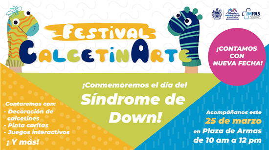 ¡AVISO! SE MUEVE DE FECHA EL FESTIVAL CALCETINARTE: MUNICIPIO