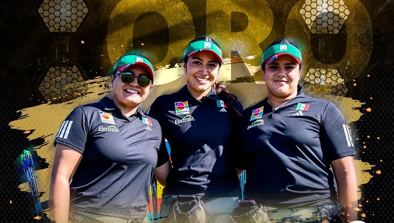 MÉXICO GANA ORO EN LA COPA DEL MUNDO DE TIRO CON ARCO EN LA MODALIDAD DE EQUIPO FEMENIL COMPUESTO