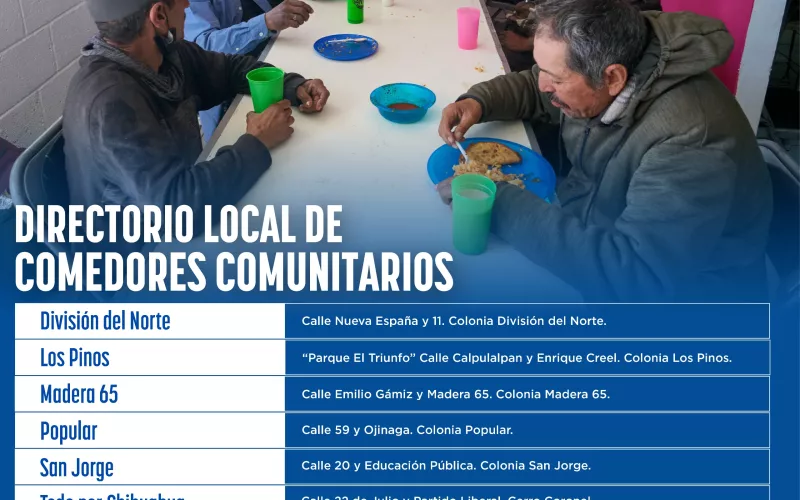 INVITA DESARROLLO HUMANO A CONOCER Y APROVECHAR COMEDORES COMUNITARIOS