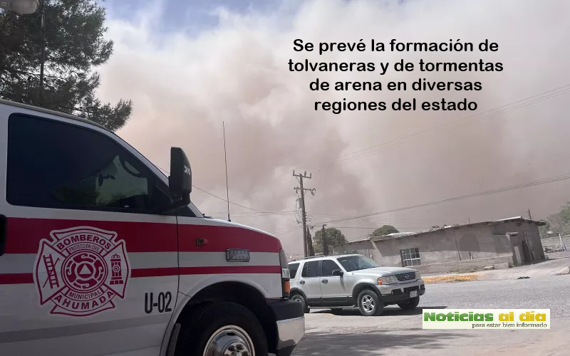 EMITE PROTECCIÓN CIVIL ESTATAL ALERTA POR FUERTES VIENTOS PARA LOS PRÓXIMOS DÍAS