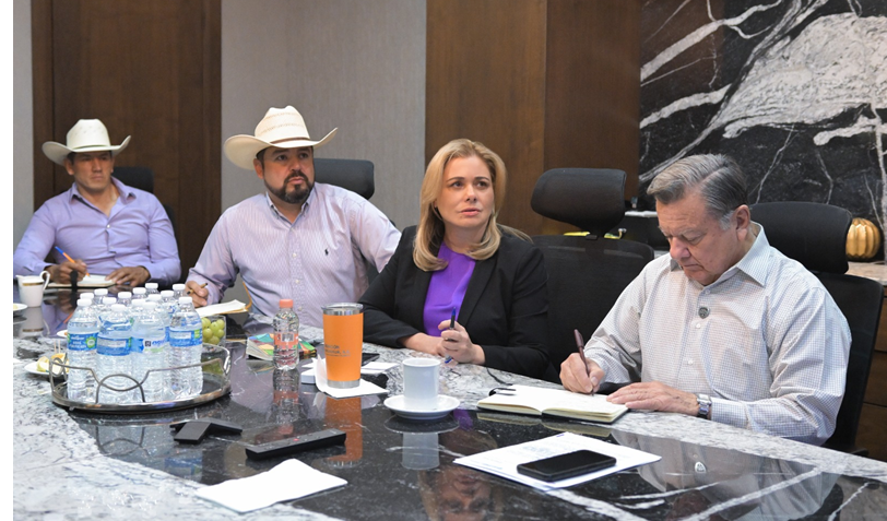 MARU CAMPOS Y GOBIERNO FEDERAL ANALIZAN SOLUCIONES PARA REANUDAR EXPORTACIONES DE GANADO A ESTADOS UNIDOS