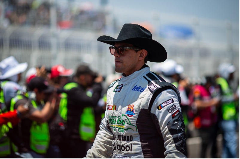 OMAR JURADO, A SEGUIR CON SU BUEN PASO EN LA “AGUASCALIENTES EL GIGANTE DE MÉXICO 250” DE NASCAR MÉXICO