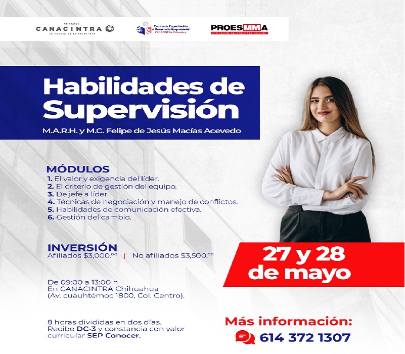 HABILIDADES DE SUPERVISIÓN - INICIAMOS EL 27 DE MAYO