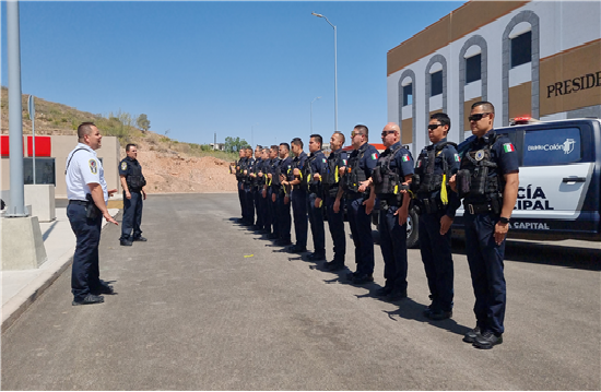 REFUERZAN POLICÍAS MUNICIPALES SUS HABILIDADES Y DESTREZAS EN NUEVO PUEBLO TÁCTICO