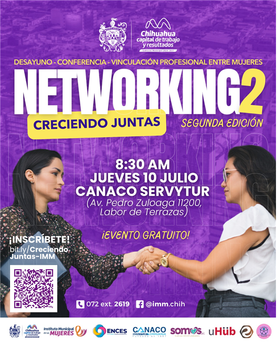 INVITA GOBIERNO MUNICIPAL A NETWORKING PARA MUJERES SEGUNDA EDICIÓN