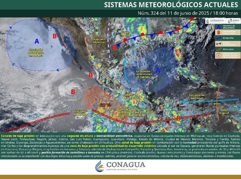 FUERTE ONDA DE CALOR AMENAZA A CHIHUAHUA Y VARIAS REGIONES DEL PAIS: SMN