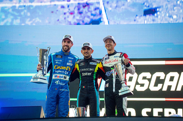 ABRAHAM CALDERÓN DE COMMSCOPE-TELCEL, GANÓ UNA CARRERA INFARTANTE EN EL HERMANOS RODRÍGUEZ