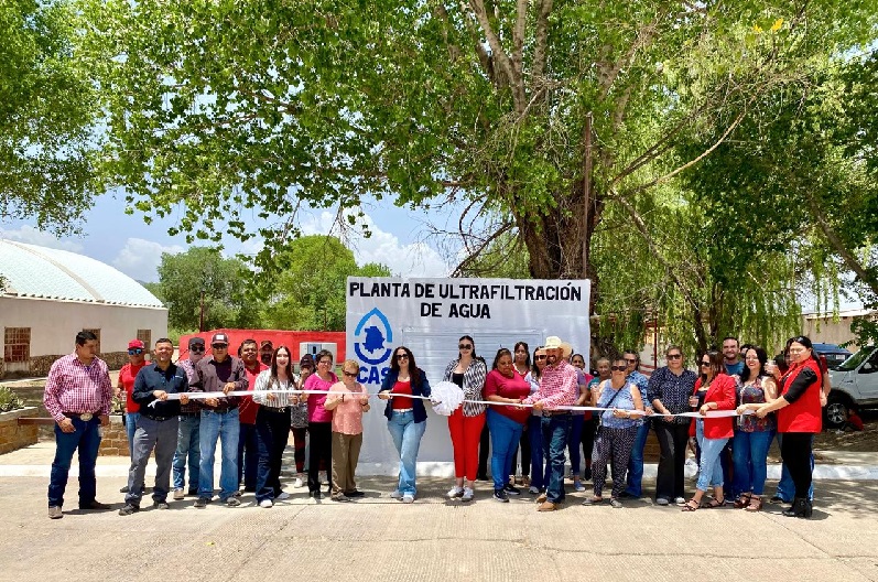 INAUGURA JCAS PLANTA DE ULTRAFILTRACIÓN EN MATACHÍ PARA GARANTIZAR AGUA LIMPIA Y GRATUITA