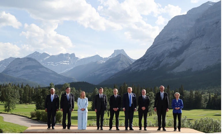 ABANDONA TRUMP LA CUMBRE DEL G7