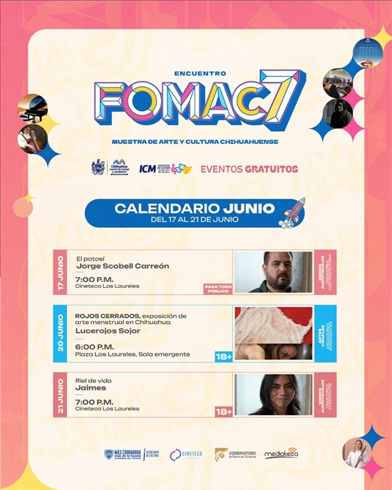 DISFRUTA DEL ARTE Y CULTURA LOCAL DEL 18 AL 21 DE JUNIO EN EL ENCUENTRO FOMAC 7