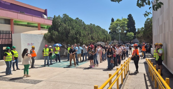 REALIZÓ IMSS CHIHUAHUA SEGUNDO SIMULACRO ESTATAL DE PROTECCIÓN CIVIL