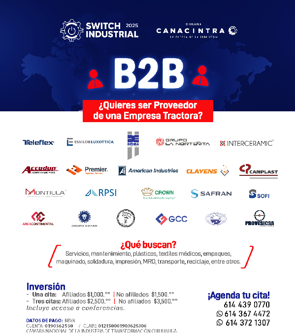 ¡CONECTA TU EMPRESA CON LOS GRANDES DEL SECTOR!