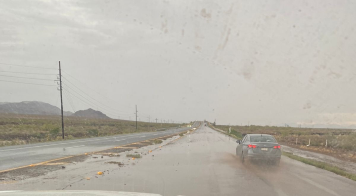 EMITE PROTECCIÓN CIVIL ESTATAL ALERTA PREVENTIVA POR INUNDACIÓN EN TRAMO DE LA CARRETERA CHIHUAHUA–JUÁREZ