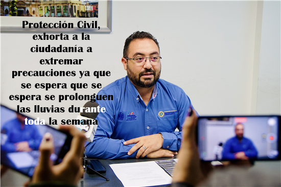 EXHORTA MUNICIPIO A CONTINUAR CON PRECAUCIONES POR LAS LLUVIAS EN LA CIUDAD