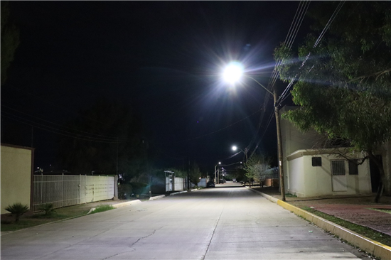 MODERNIZÓ MUNICIPIO ALUMBRADO DE COLONIAS NUEVO MILENIO, LAS NORIAS Y FUNDADORES