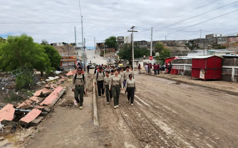 APOYA UTCJ A DAMNIFICADOS POR LAS FUERTES LLUVIAS EN LA FRONTERA