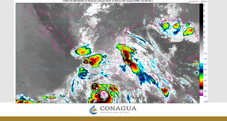 EL SMN PREVÉ PARA ESTE LUNES 30 DE JUNIO QUE “FLOSSIE” SE INTENSIFIQUE A HURACÁN DE CATEGORÍA 1