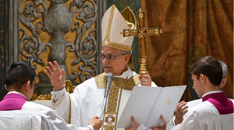 EL PAPA LEÓN XIV PRESIDE UNA MISA SOLEMNE EN LA BASÍLICA DE SAN PEDRO, EN EL VATICANO
