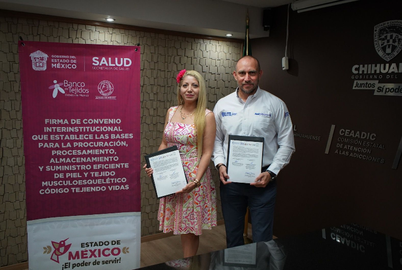 FIRMA SECRETARÍA DE SALUD CONVENIO DE COLABORACIÓN EN MATERIA DE PROCURACIÓN DE TEJIDOS