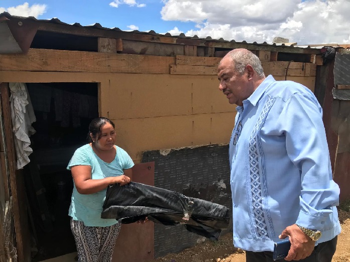 ENTREGA SPYCI APOYOS EMERGENTES A 40 FAMILIAS DE ASENTAMIENTOS INDÍGENAS DE PARRAL