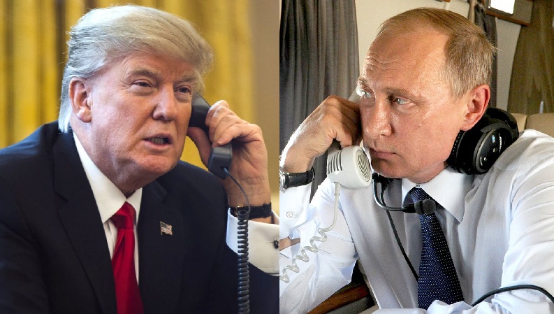 DONALD TRUMP HABLÓ POR TELÉFONO CON EL PRESIDENTE RUSO