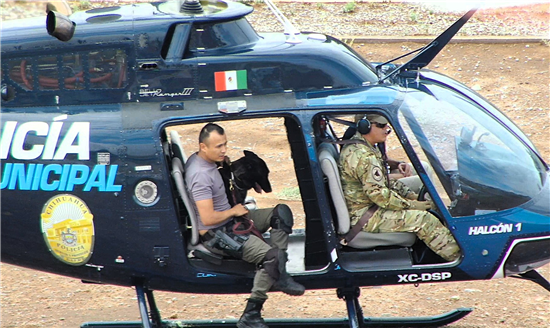 SE CAPACITAN BINOMIOS CANINOS Y OPERACIONES AÉREAS DE LA DSPM EN INTERVENCIONES DE ALTO IMPACTO