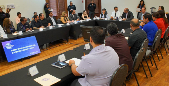 SOSTIENEN REUNIÓN AUTORIDADES DE LA SECRETARÍA DE SALUD ESTATAL Y DE LA COMISIÓN NACIONAL DE SALUD MENTAL Y ADICCIONES