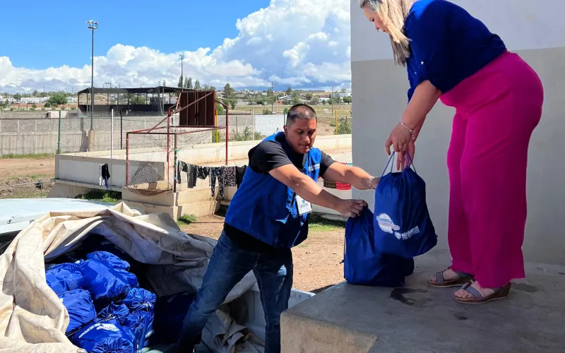 DISTRIBUYE DESARROLLO HUMANO 995 PAQUETES DE ALIMENTO Y KITS DE HIGIENE A PERSONAS JORNALERAS AGRÍCOLAS